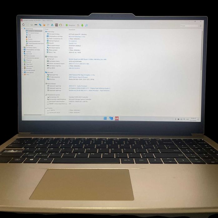 AVITA PURA 15.6 AMD Ryzen 5 3500U 8GB DDR4 256GB SSD Windows 11 Pro