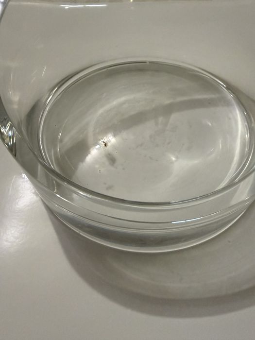 Suporte em vidro para vela grande