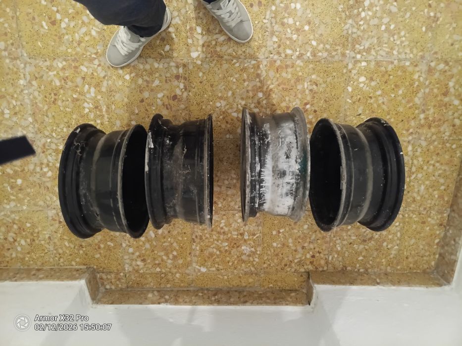 Jante 14 4x100 vendo ou troco por volante omp, sparco, momo