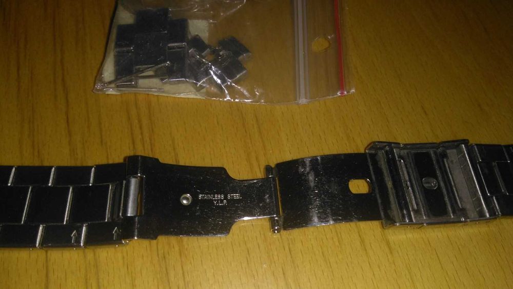 bransoleta stal chrom do  timex kompas oryginalna