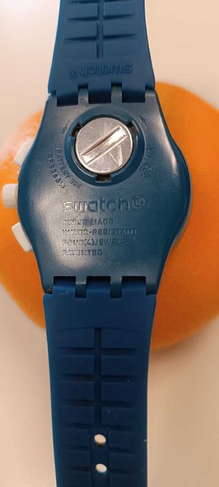 Relógio Swatch Chrono Whitespeed – Como Novo (Pilha Nova)