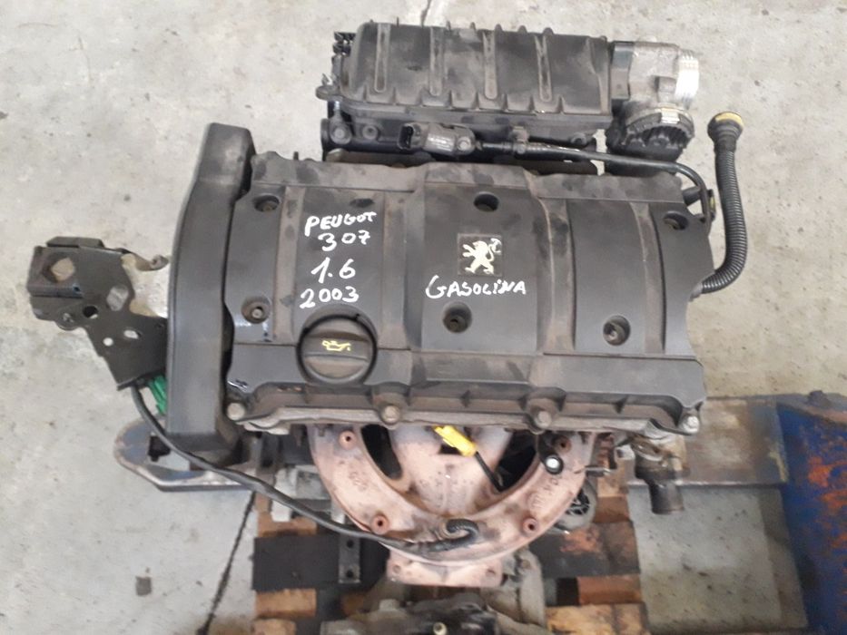 Caixa e motor  peugot 307 1.6 gasolina 2003