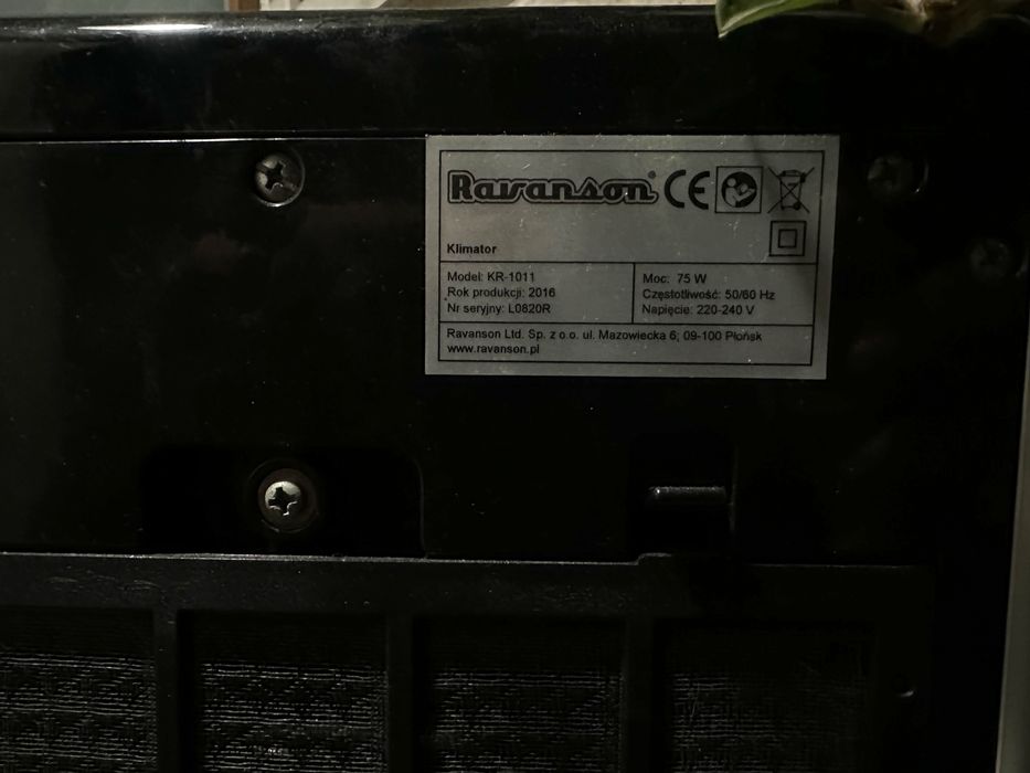 2x klimator wentylator klima Ravanson stan bdb