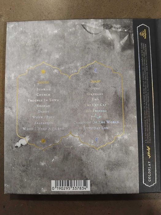 Cd dos Coldplay novo