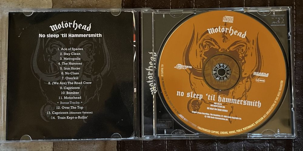 Motorhead-No Slep’til Hammersmith-cd