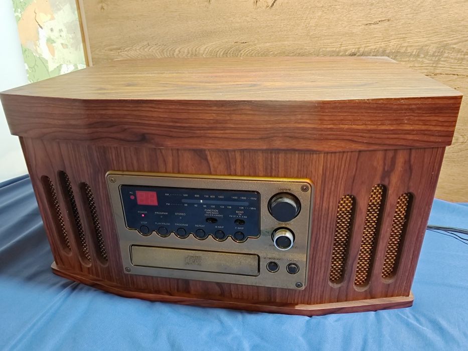 Soundmaster Gramofon stary, retro, CD, vinyl, kasety radio