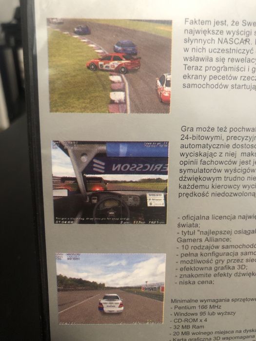 STCC PC szwedzkie słynne wyścigi UNIKAT ! touring car championship