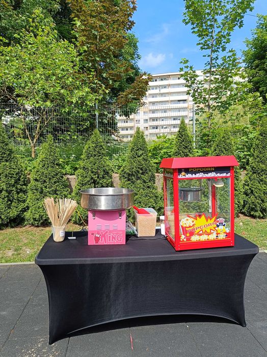WYNAJEM meble cateringowe stoły krzesła namioty dmuchance wata popcorn