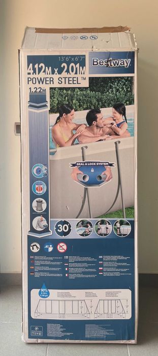 Piscina Bestway Power-steel 412x201x122 cm