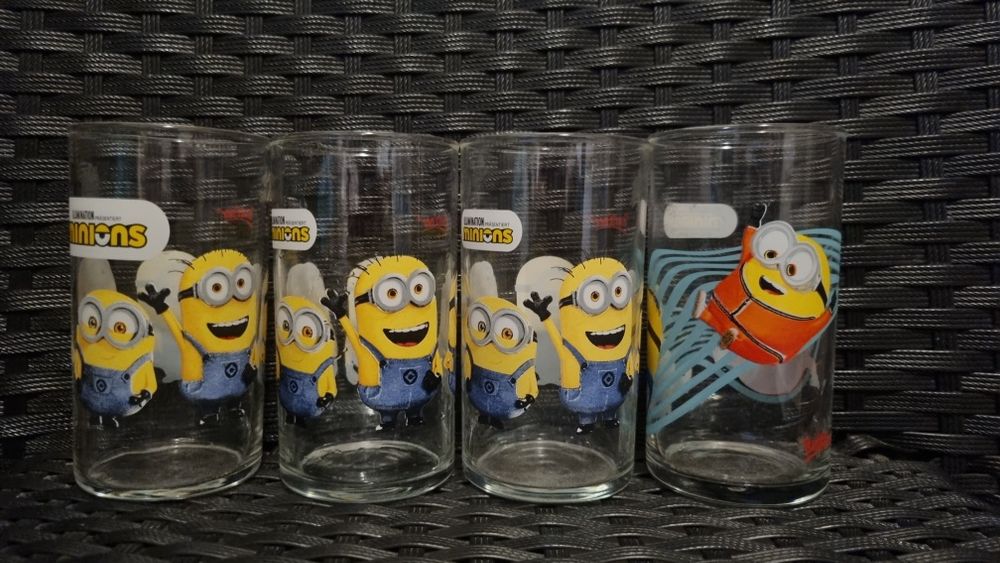 Szklanki Minionki bautzner unikat
