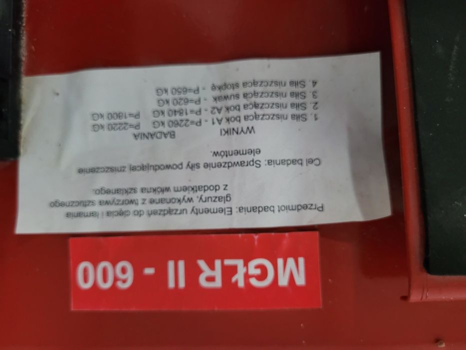 Przecinarka do glazury Walmer 600