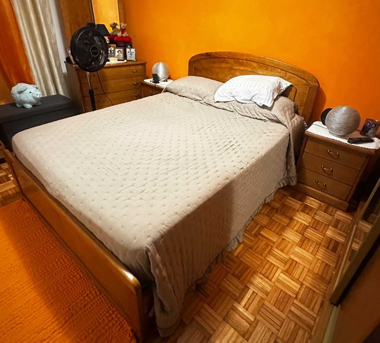 Cama de Casal em cerejeira
