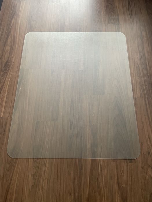 Tapete de plástico transparente