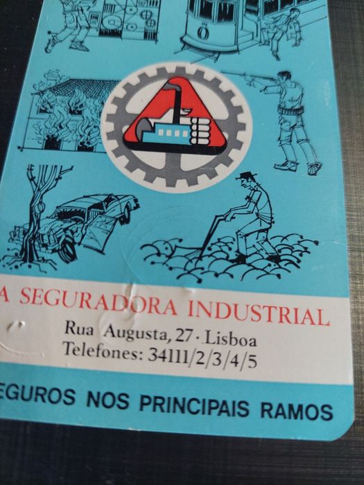 calendarios  antigos seguros anos 60 e outros