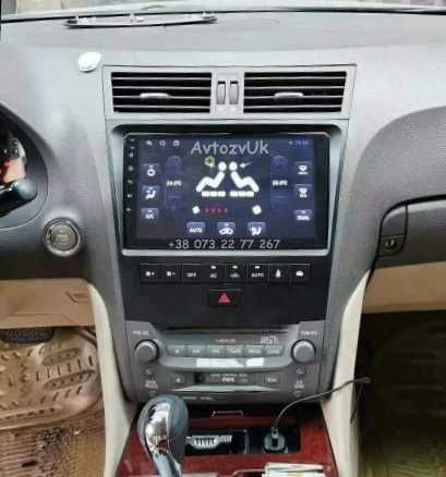 Магнитола Lexus IS250 GS300 GPS TV USB 2 дин Лексус CarPlay Android 15