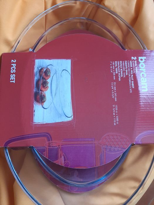 Tabuleiros oval forno