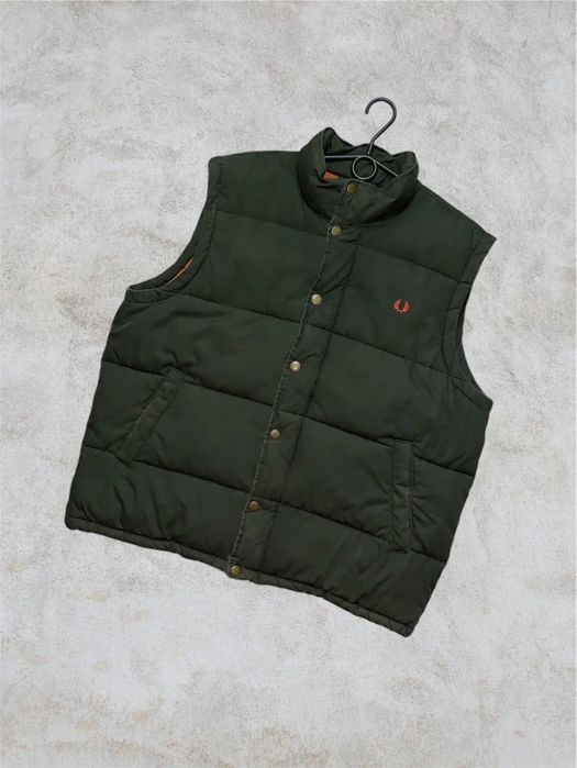 Fred Perry жилетка дутая винтаж XL