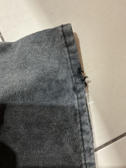 Spodnie szerokie z szersza nogawka szare