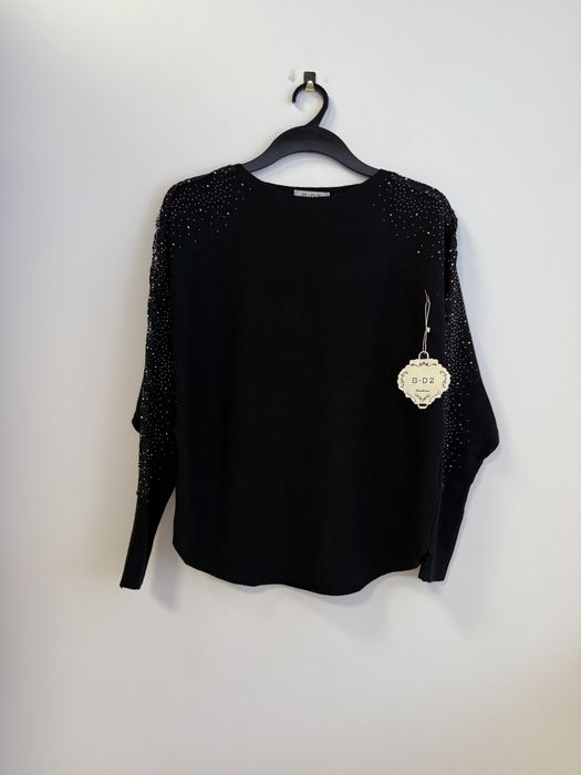 Sweter damski nietoperz bawełna