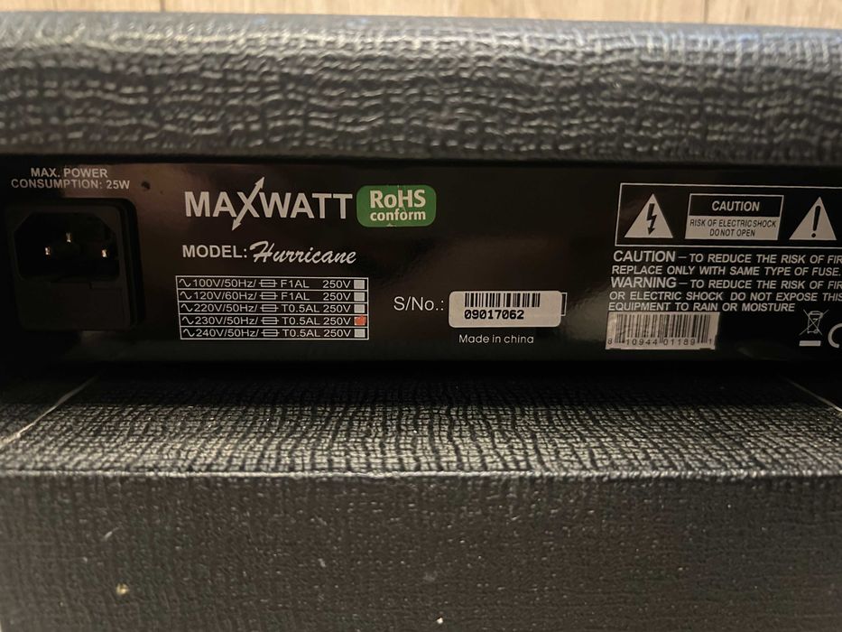 Hiwatt Maxwatt Hurricane