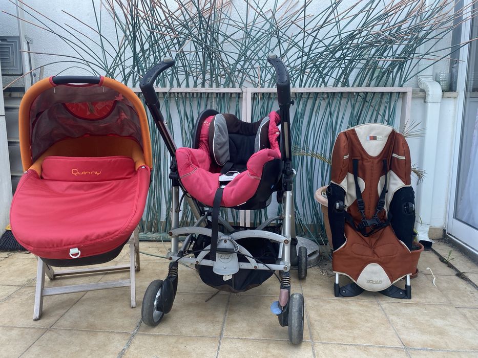 Alcofa Quinny BebeConfort MaxiCosi Carrinho BebeConfort com ovo