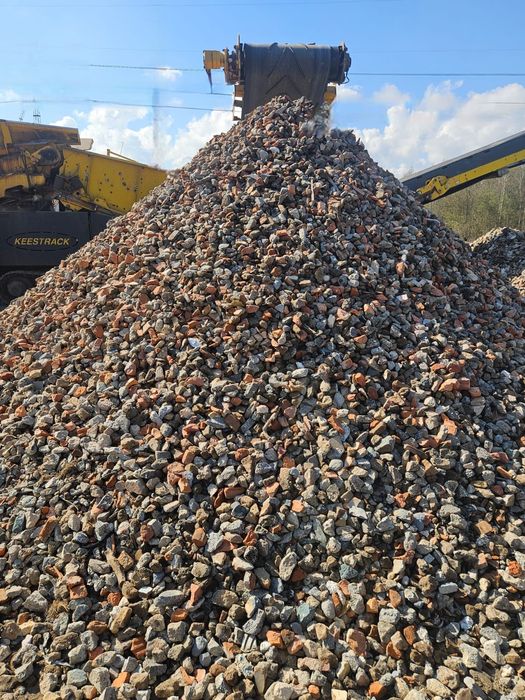 Gruz betonowo ceglany przekrusz