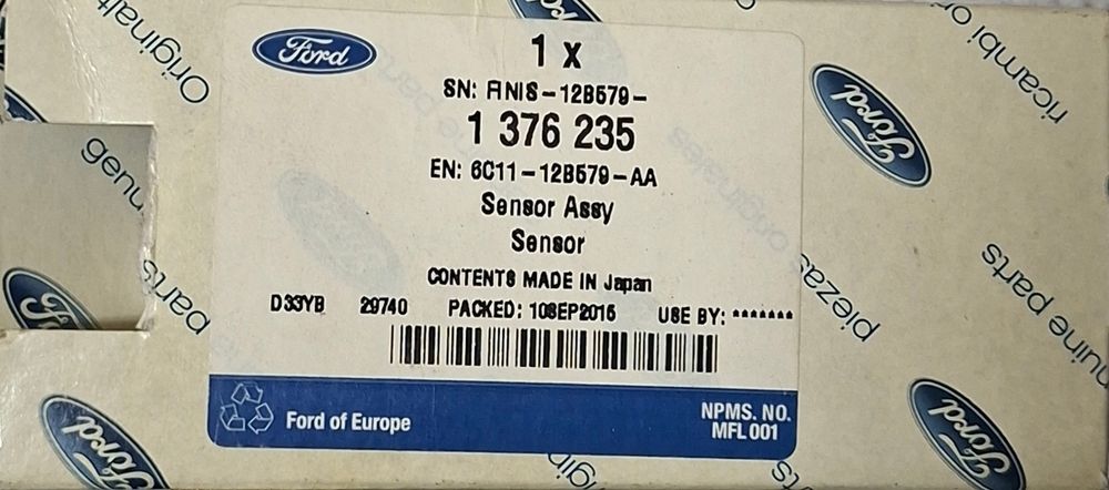 FORD Smax Medidor massa ar