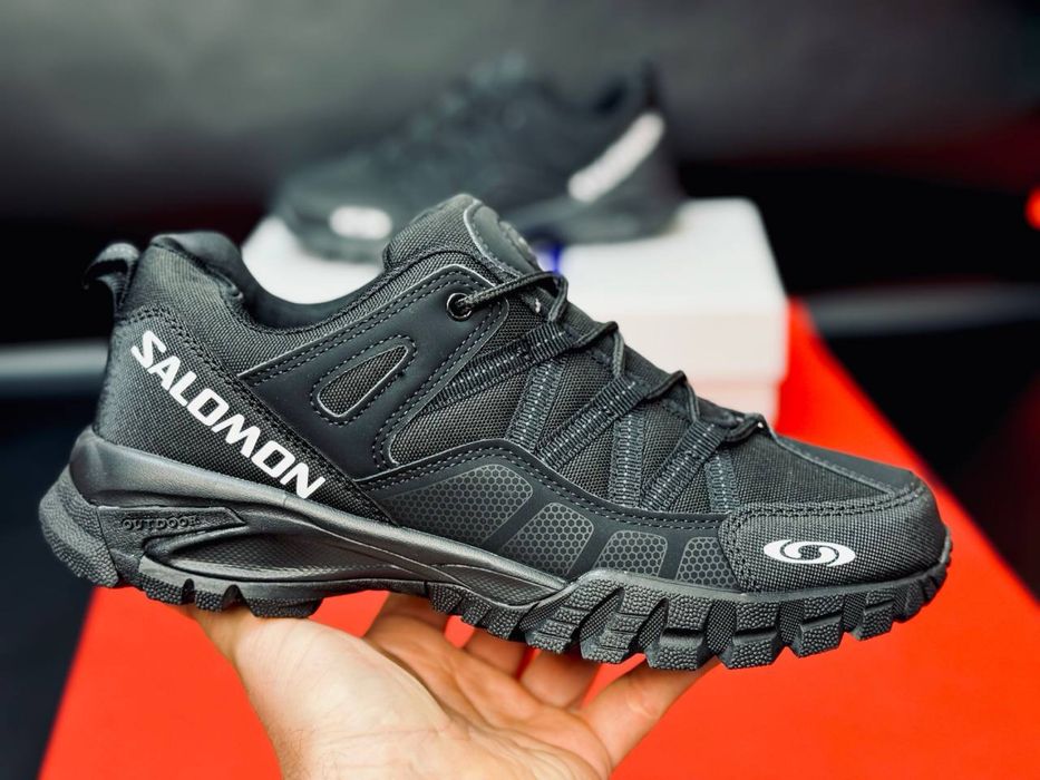 Salomon waterproof/ мужские кросовки на весну саломон/соломон кожаные