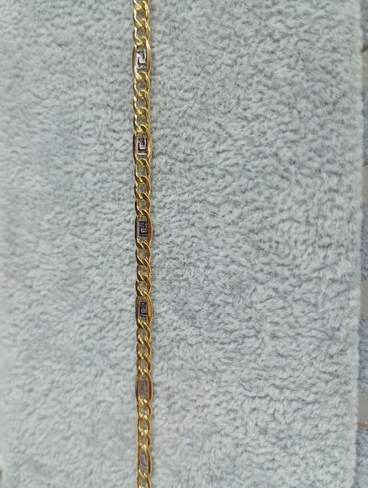 Złota, nowa bransoletka pr.585, dł.19 cm, w. 1,74 g