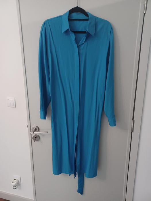 Vestido topo camiseiro zara