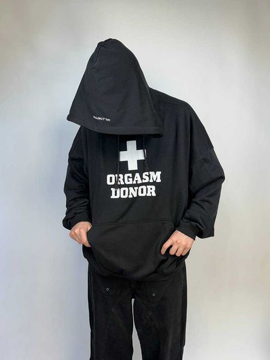 Худі ORGASM DONOR Project GR Grailz худи черная чорна  S M L