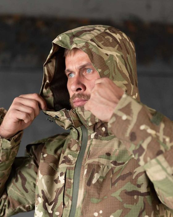 Тактична куртка зимова мультикам бушлат утеплений військовий форма зсу