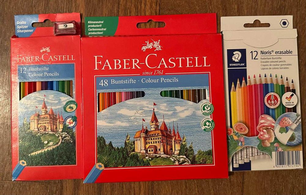 conjunto lapis de cor novos sem uso