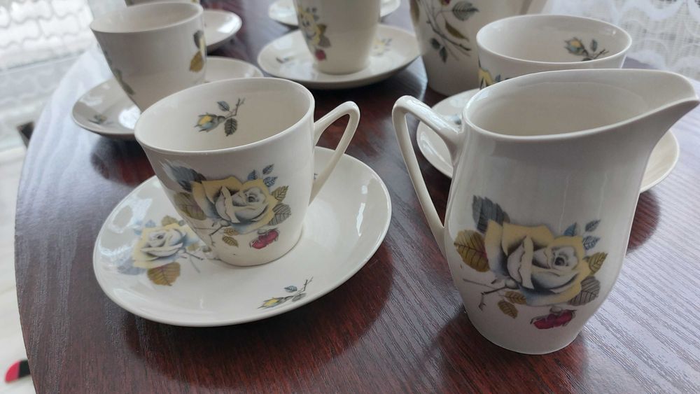Zestaw kawowy Tułowice Porcelit PRL