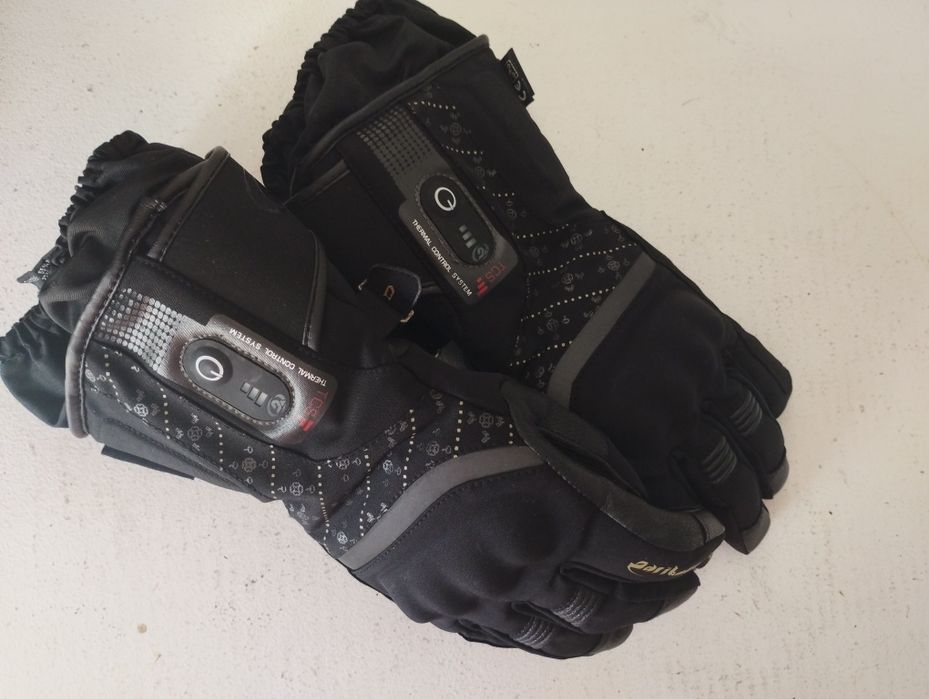 Luvas de mota de inverno com aquecimento