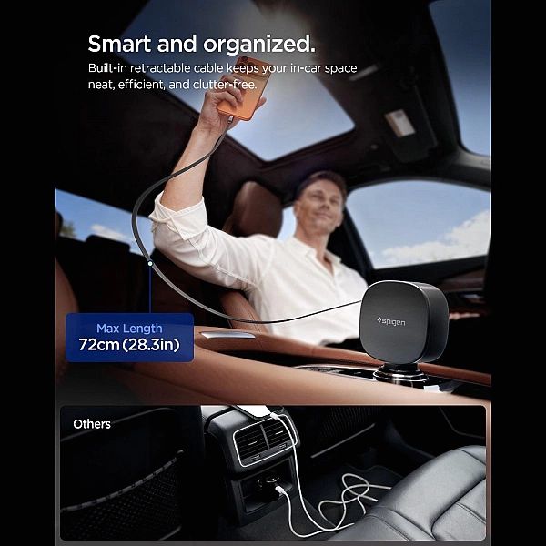 Spigen Ev603Bt Essentail Car Charger 60W Black