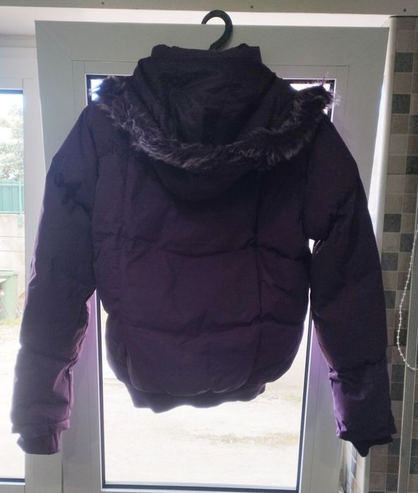 Kispo roxo com capuz removível