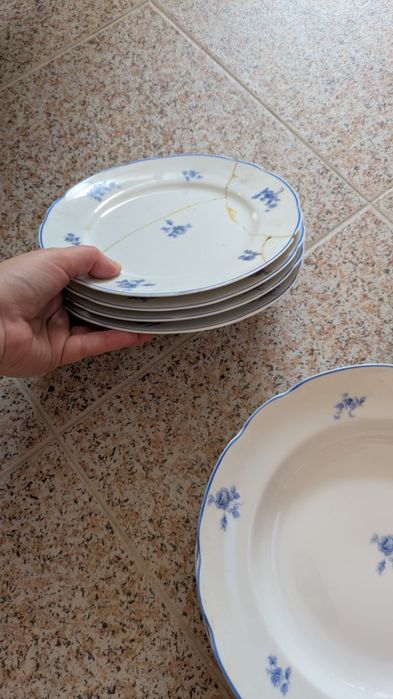 Conjunto pratos vista alegre