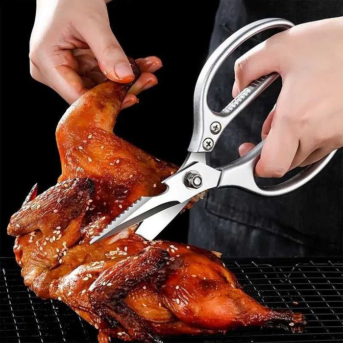 NOVO - Tesoura de Cozinha de Aço Inoxidável
