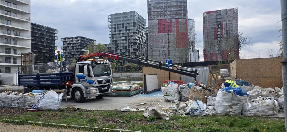 BIG-BAG worek kontener wywóz gruz remont odpady meble budowlane śmieci