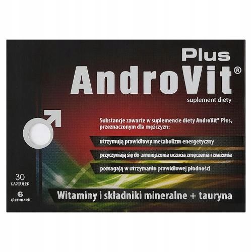 ANDROVIT PLUS Witaminy i minerały dla mężczyzn 30 kapsułek