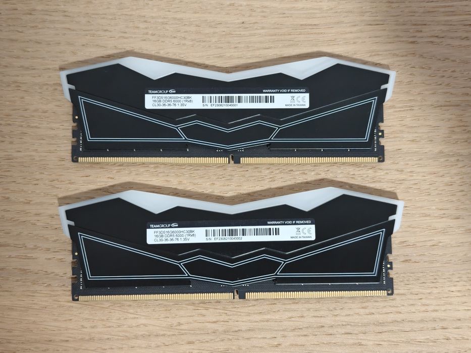 Memórias RAM - 32GB DDR5 6000MHz CL30