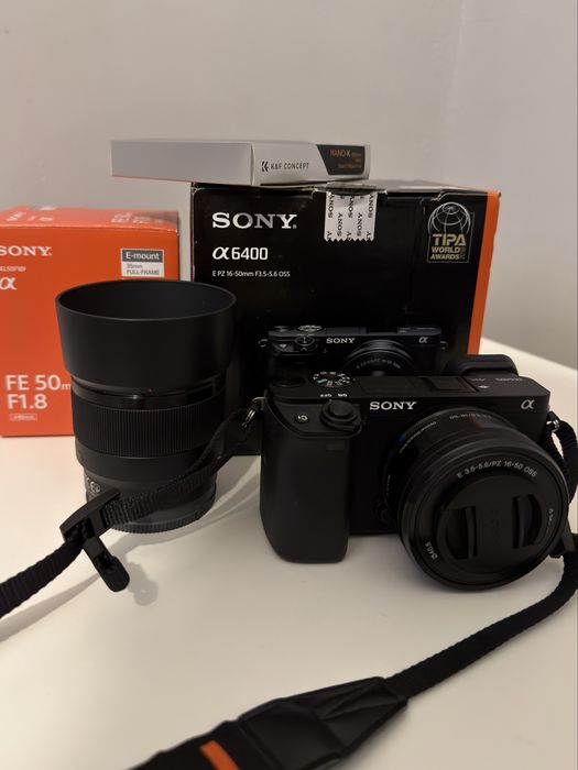 Sony A6400 + 16-50mm + 50mm f/1.8 + filtro K&F | 1.438 disparos