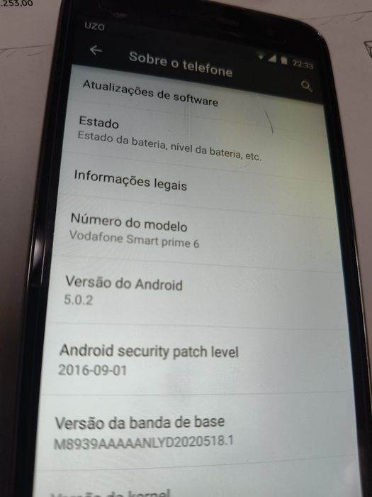 Telemóvel Vodafone Smart Prime 6 - Desbloqueado