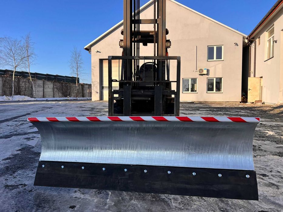 Pług do Wózka Widłowego odśnieżanie śnieg na widły ocynk POLSKA PROD