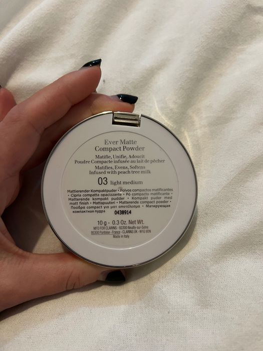 Puder Clarina ever matte compact powder light medium