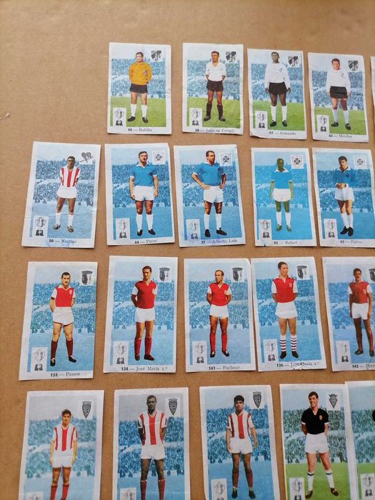 Cromos Caramelos 1962 ASES DO FUTEBOL A Francesa