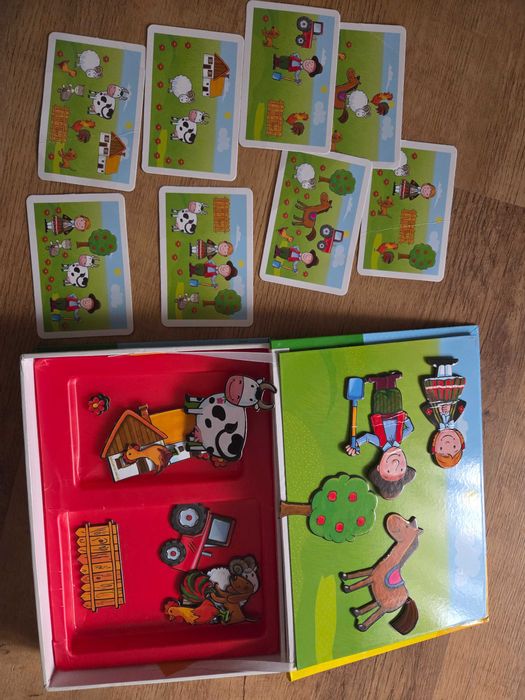 Puzzle magnetyczne Farma 24 elem.