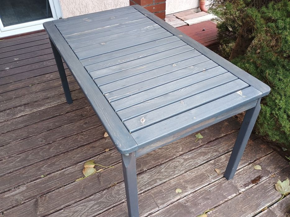 Stół drewno do ogrodu