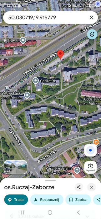 Wynajmę działkę utwardzoną/plac Kraków ul. Grota - Roweckiego